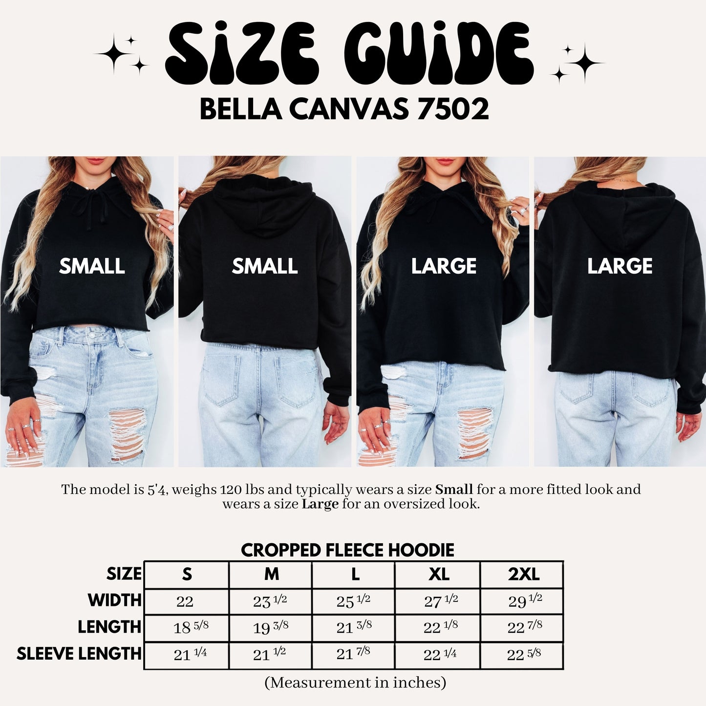 Grit & Grace Women's Bella+Canvas® Cropped Hoodie