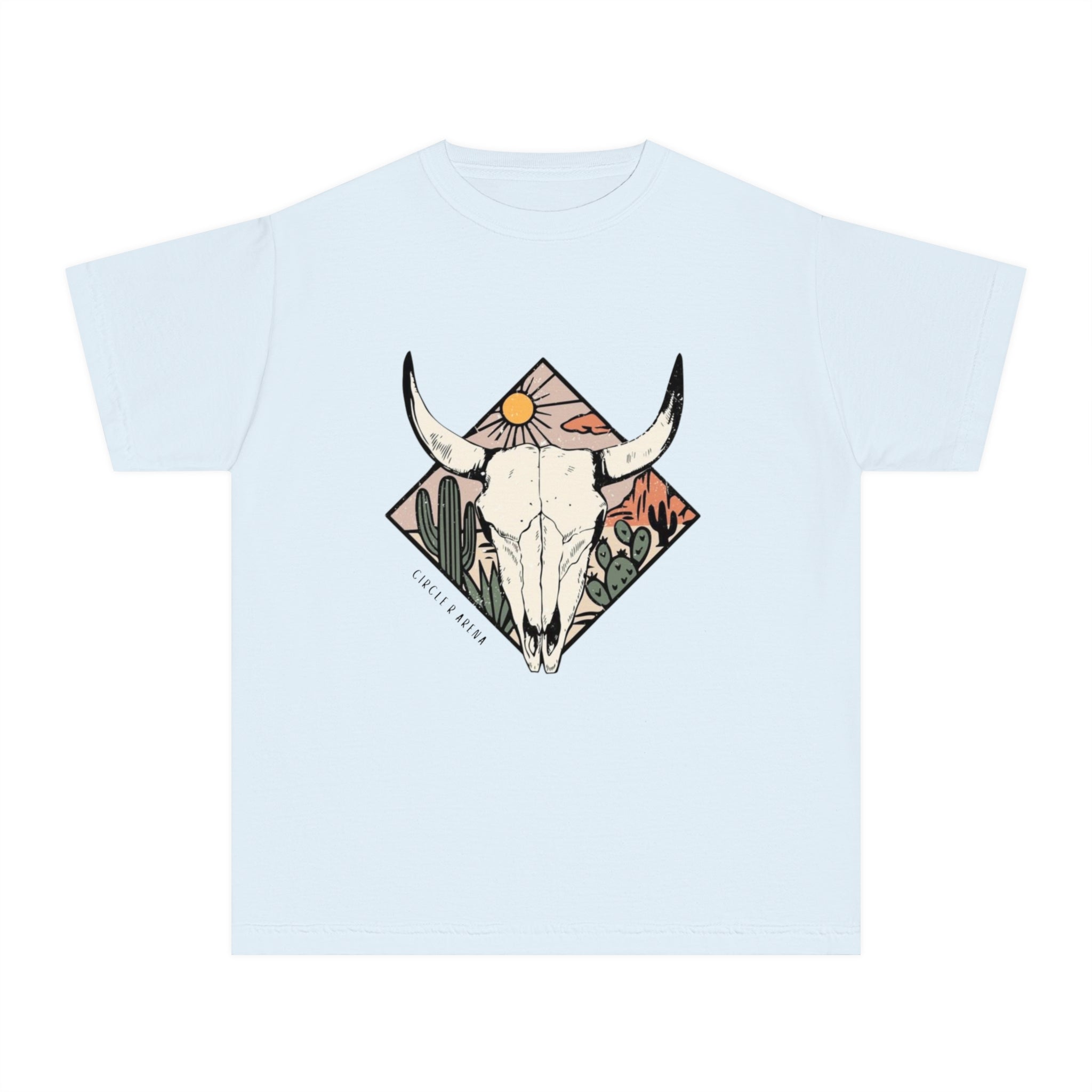 Desert Sunset CRA Logo Unisex Kids Tee