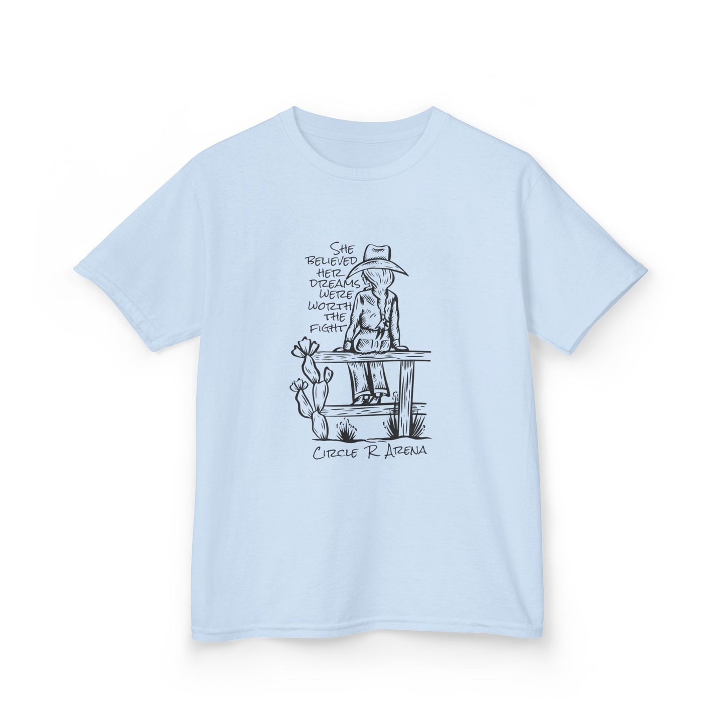 Worth The Fight - Circle R Arena Kids Tee