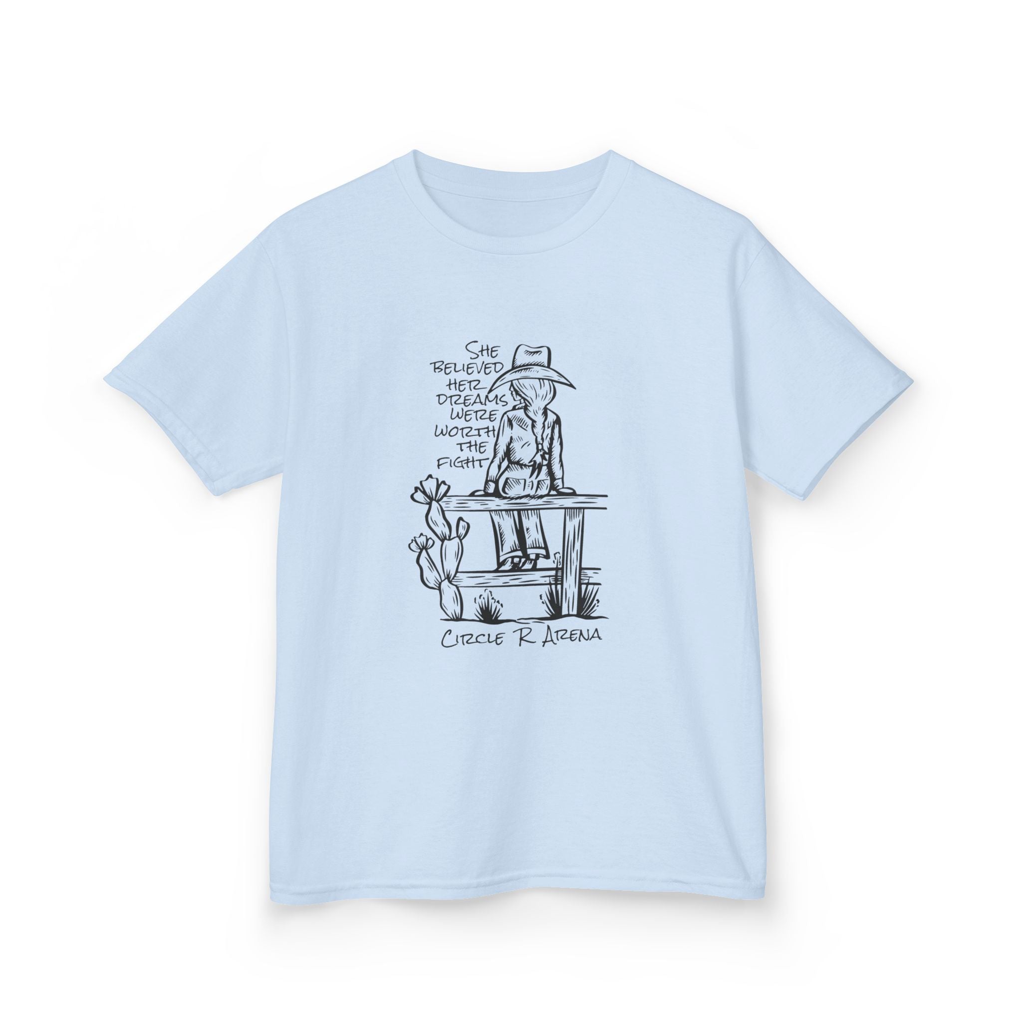 Worth The Fight - Circle R Arena Kids Tee