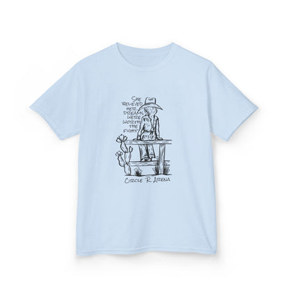 Worth The Fight - Circle R Arena Kids Tee