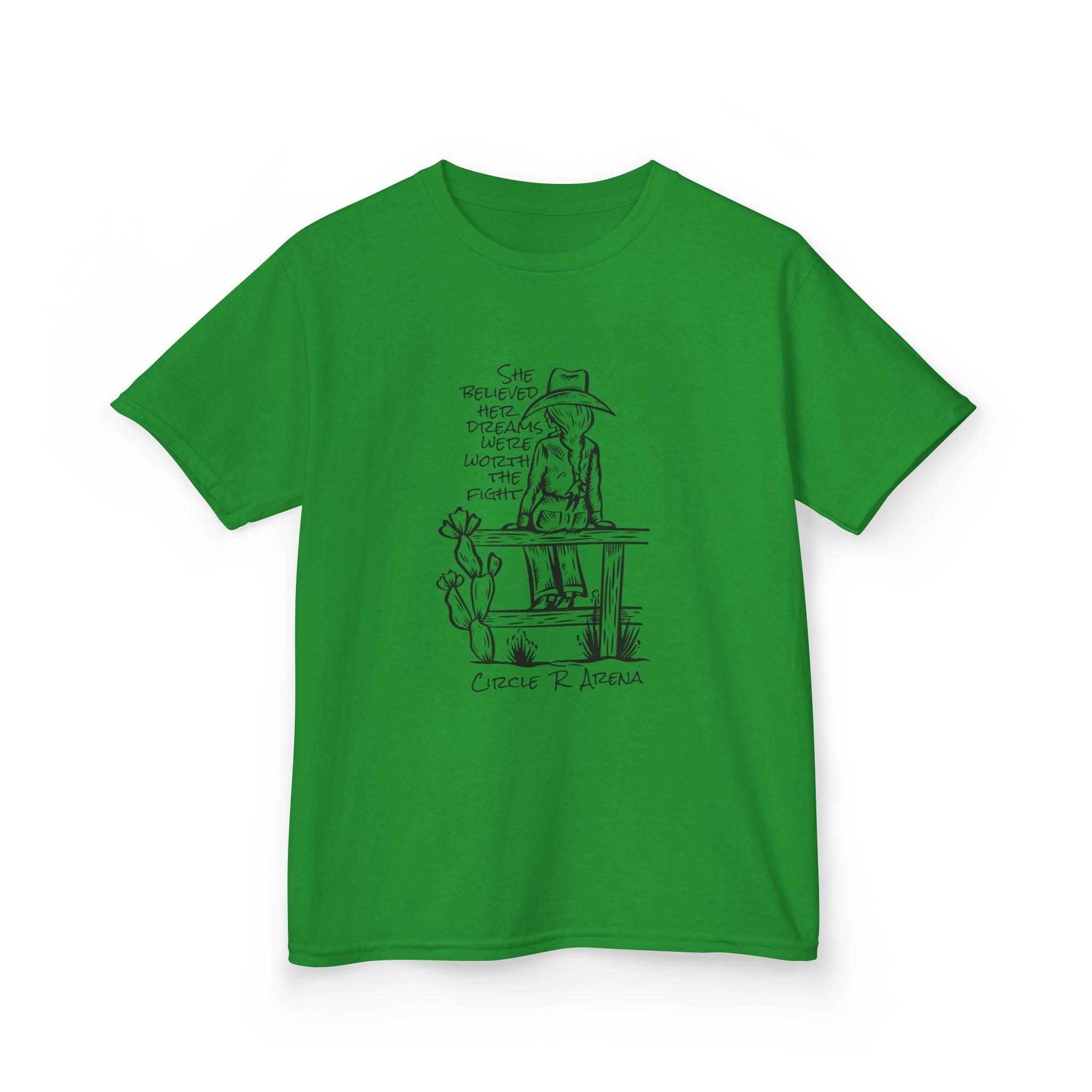 Worth The Fight - Circle R Arena Kids Tee