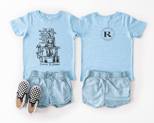 Worth The Fight - Circle R Arena Logo Toddler Tee