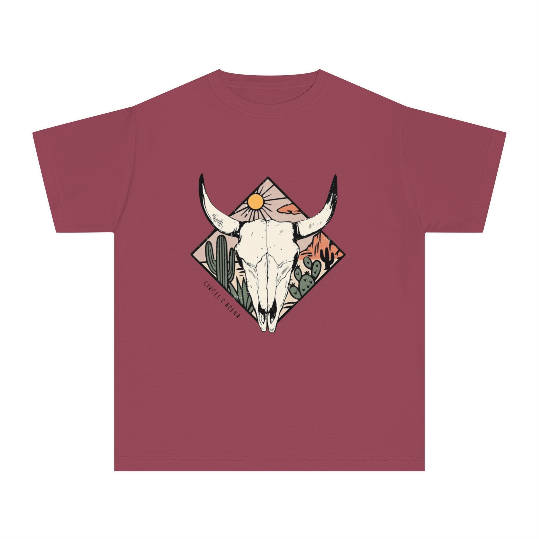 Desert Sunset CRA Logo Unisex Kids Tee