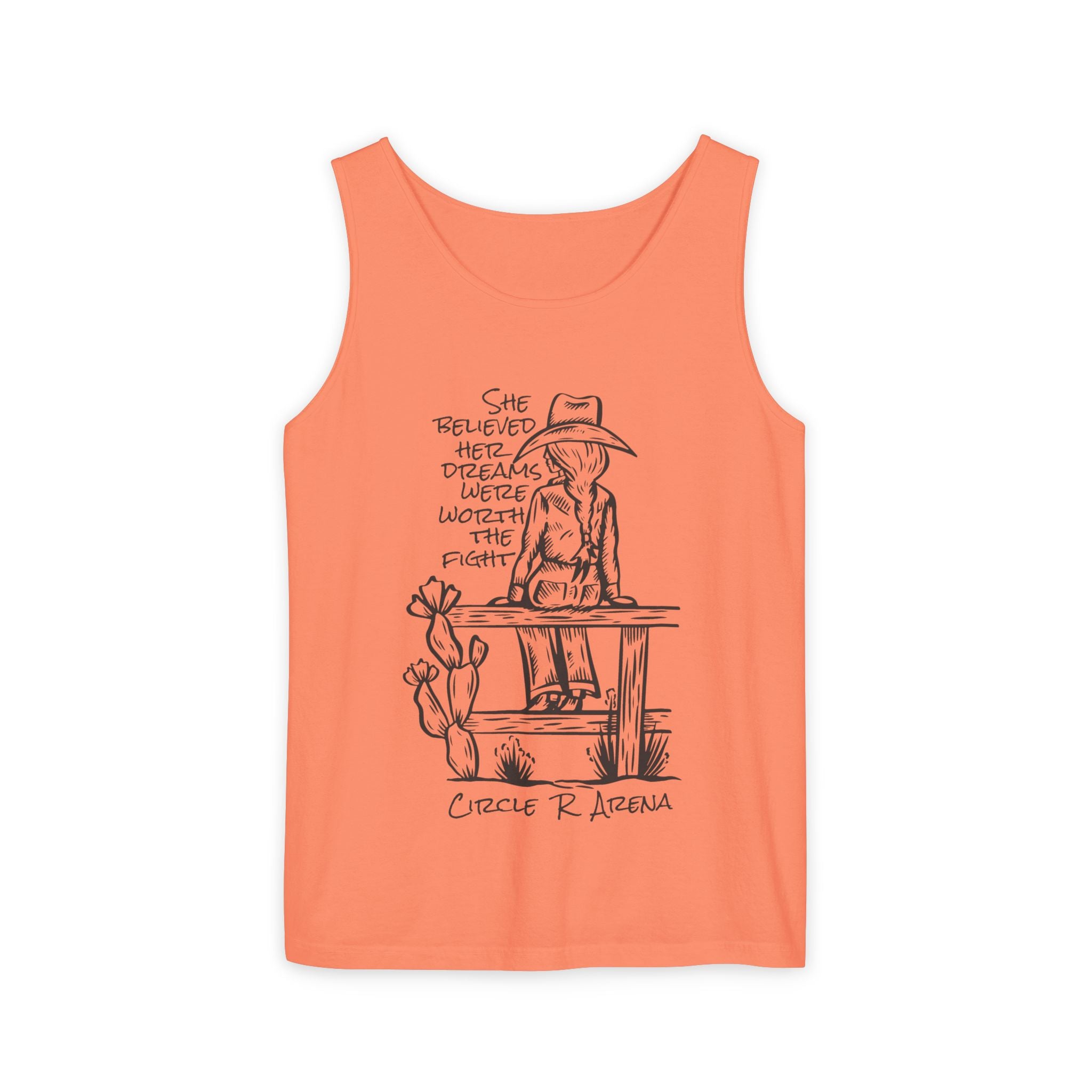 Worth The Fight - Circle R Arena Logo Unisex Tank
