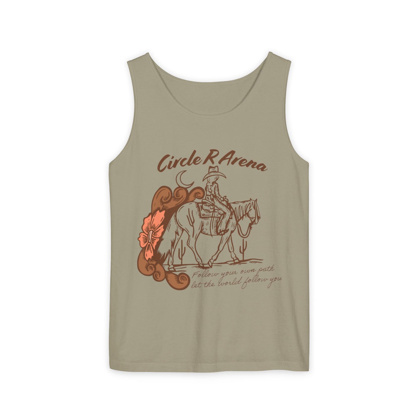 Cowgirl Circle R Arena Unisex Tank Top
