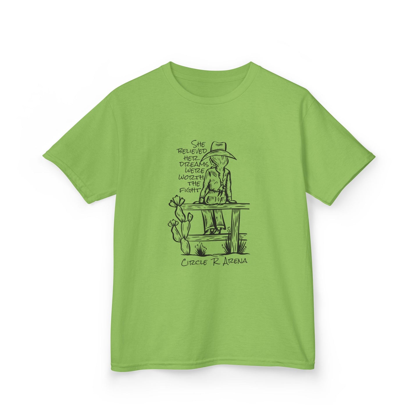 Worth The Fight - Circle R Arena Kids Tee