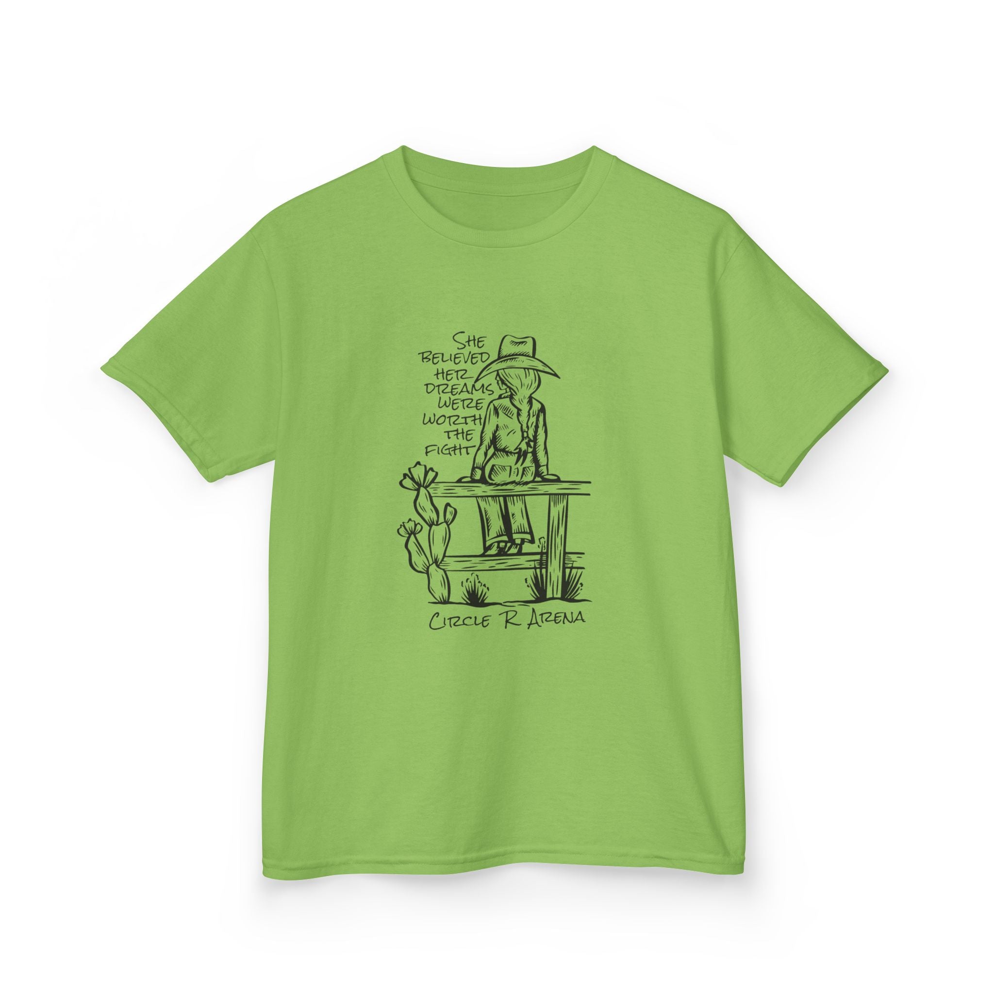 Worth The Fight - Circle R Arena Kids Tee