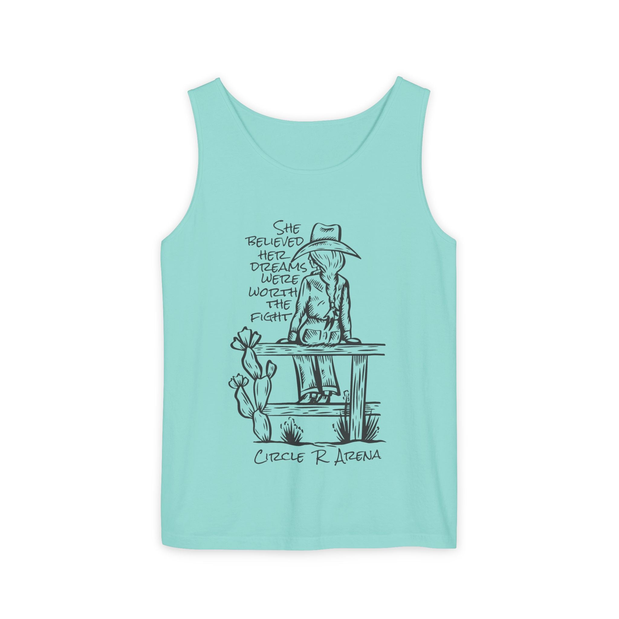Worth The Fight - Circle R Arena Logo Unisex Tank