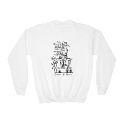 Worth The Fight - Circle R Arena Unisex Kids Sweatshirt