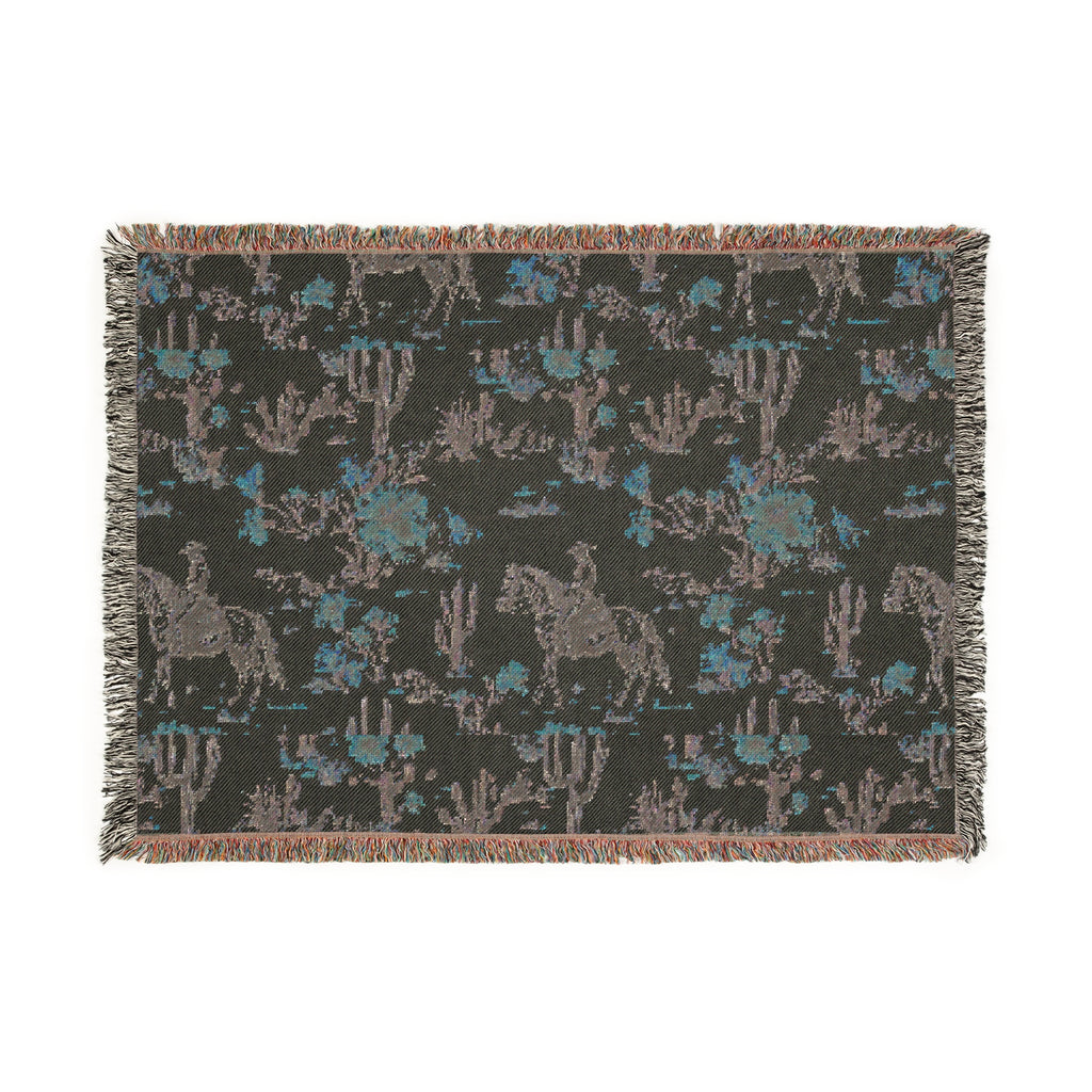 Rustic Western Woven Blanket