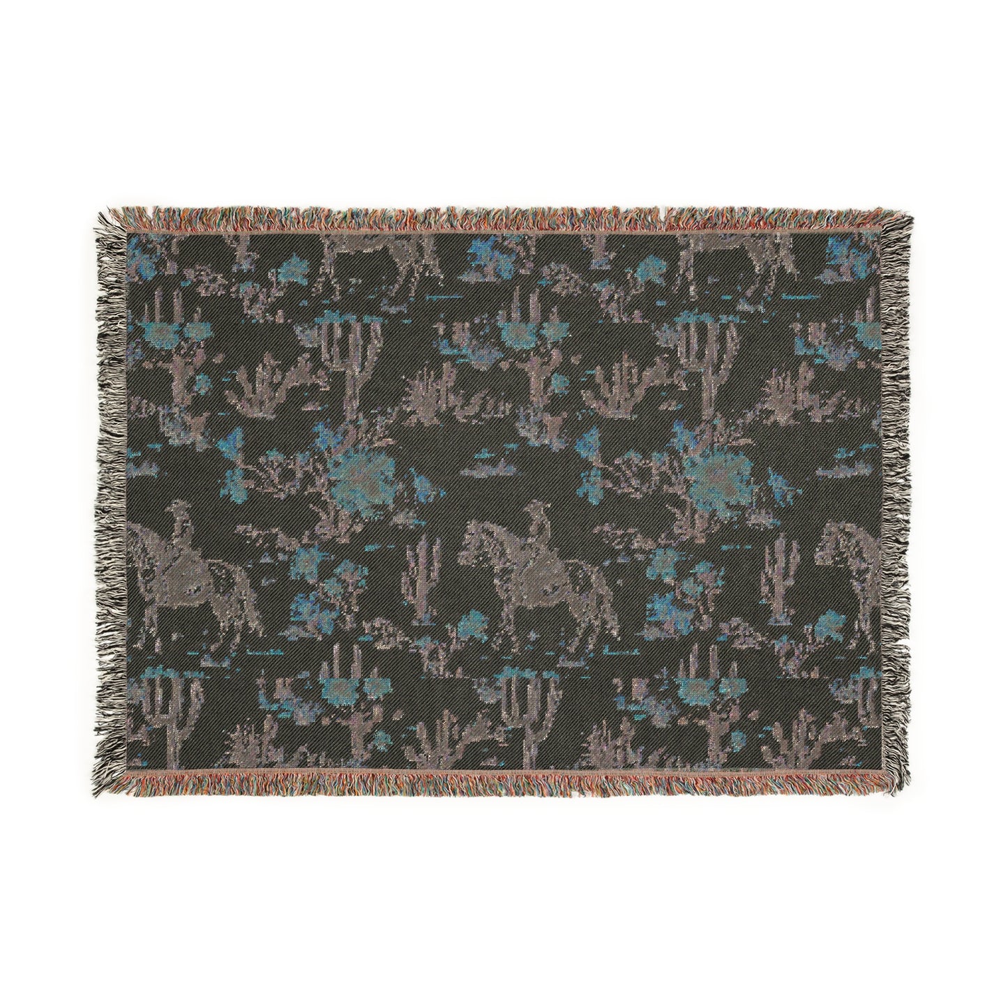 Rustic Western Woven Blanket