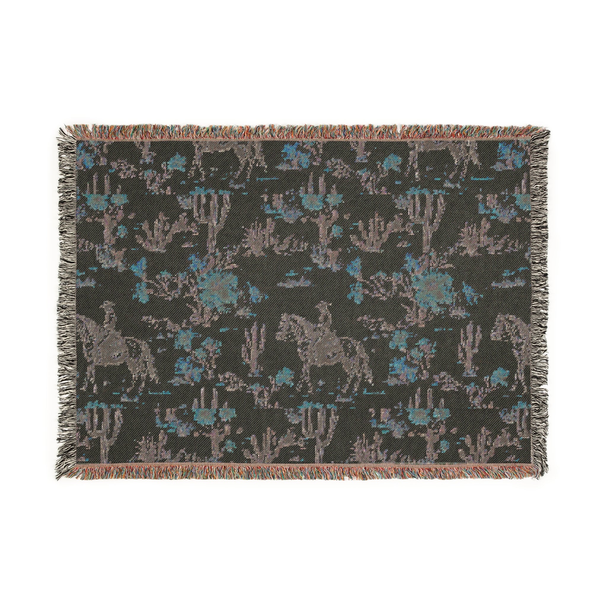 Rustic Western Woven Blanket