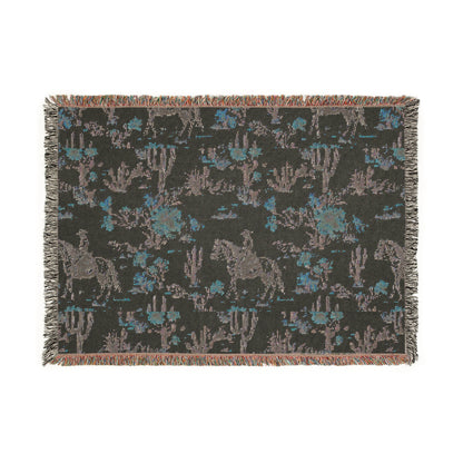Rustic Western Woven Blanket