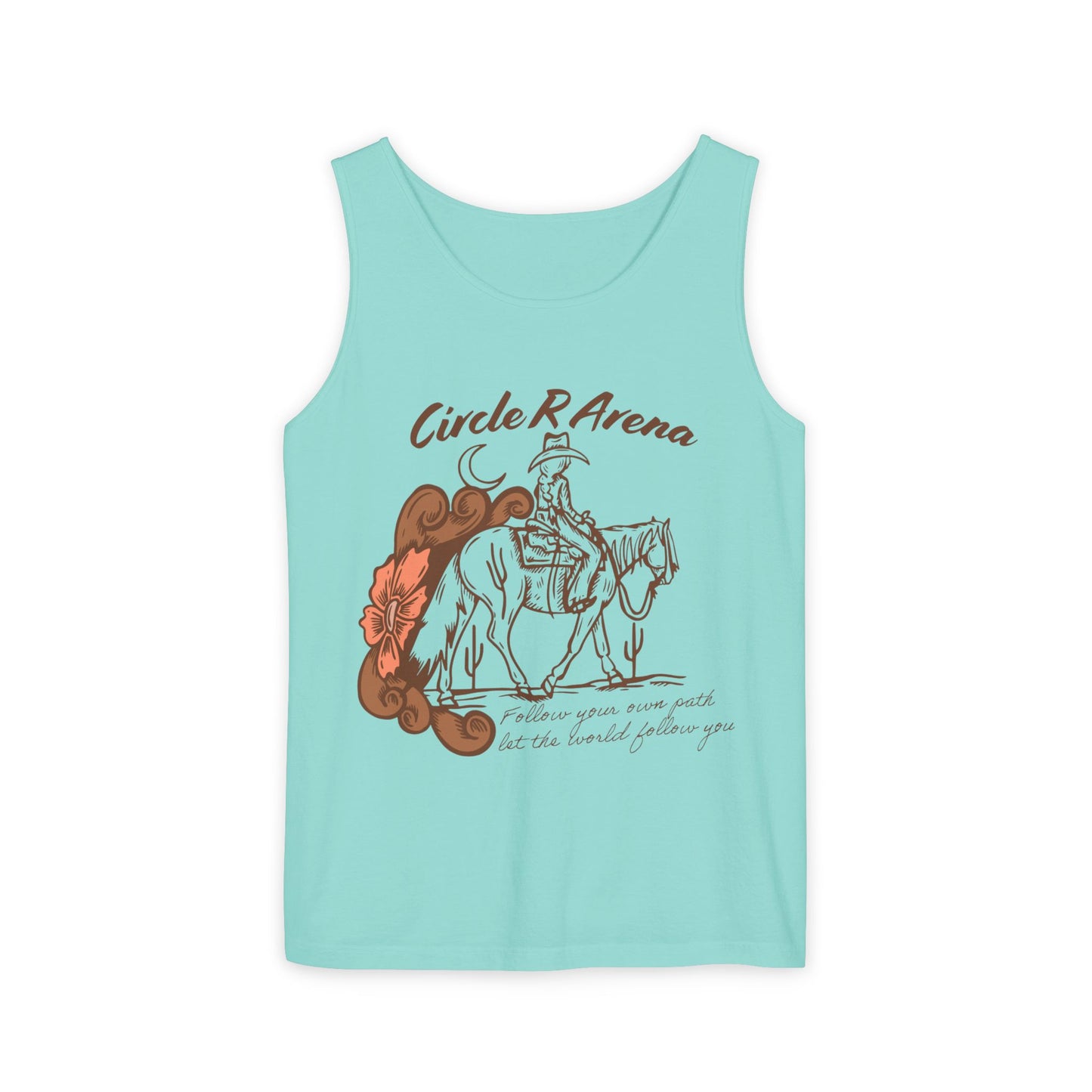 Cowgirl Circle R Arena Unisex Tank Top