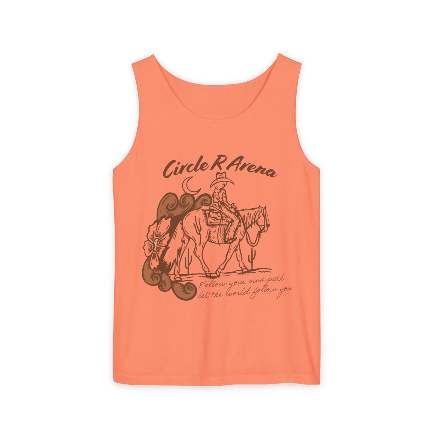 Cowgirl Circle R Arena Unisex Tank Top