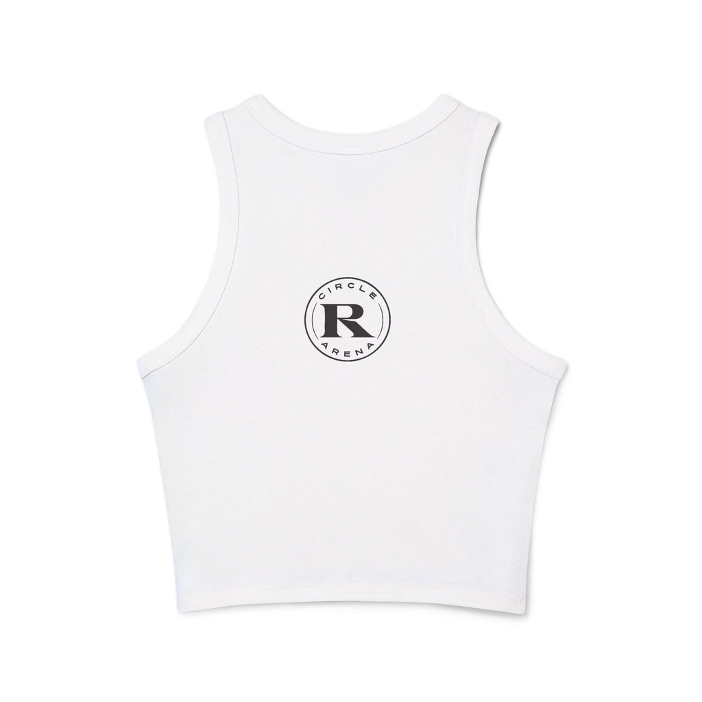 The World Needs More Cowgirls Ribbed Racerback Crop Tank