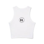The World Needs More Cowgirls Ribbed Racerback Crop Tank
