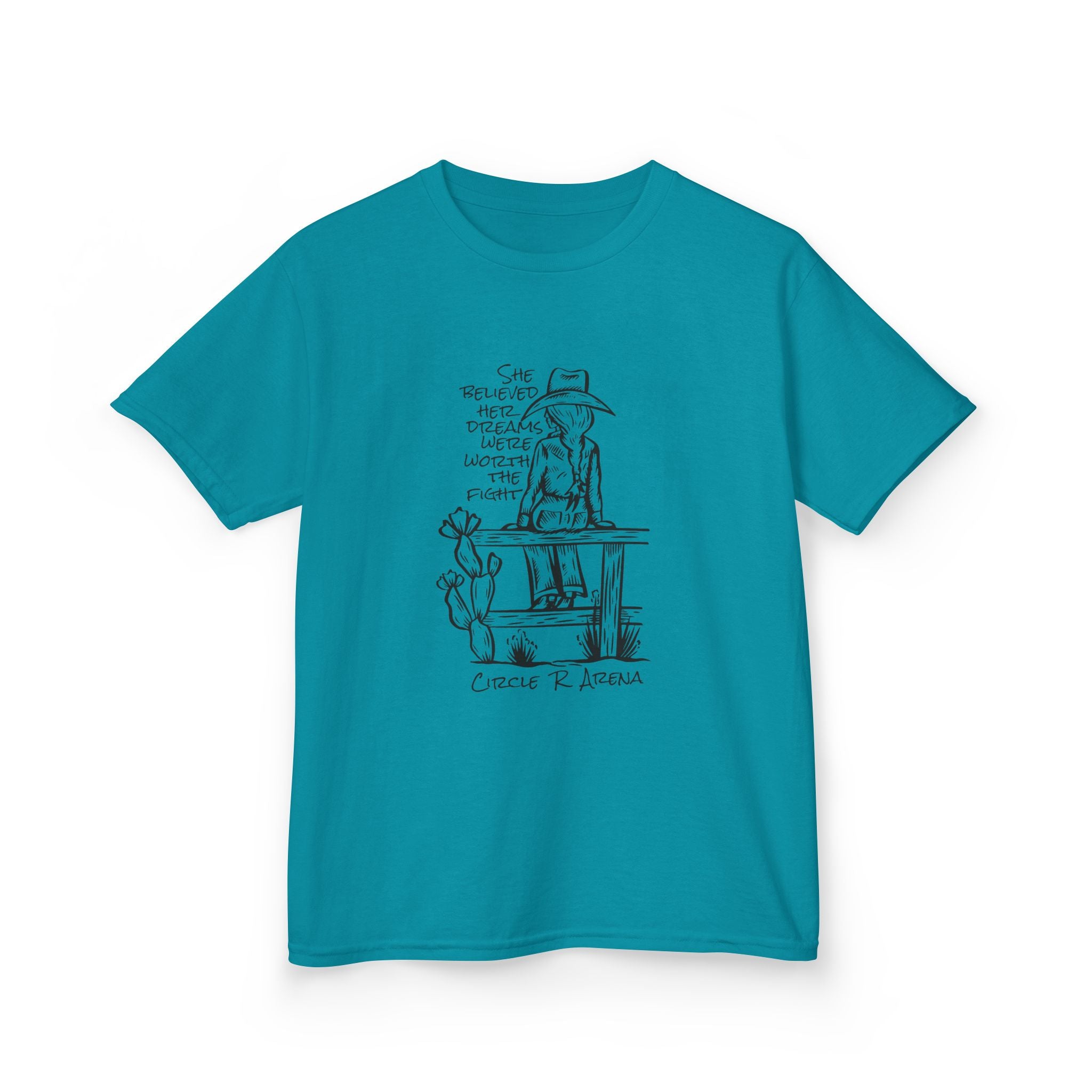 Worth The Fight - Circle R Arena Kids Tee
