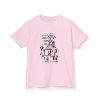 Worth The Fight - Circle R Arena Kids Tee