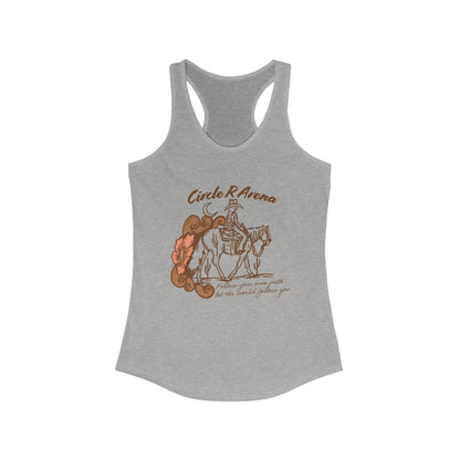 Cowgirl Circle R Arena Women's Racerback Tank
