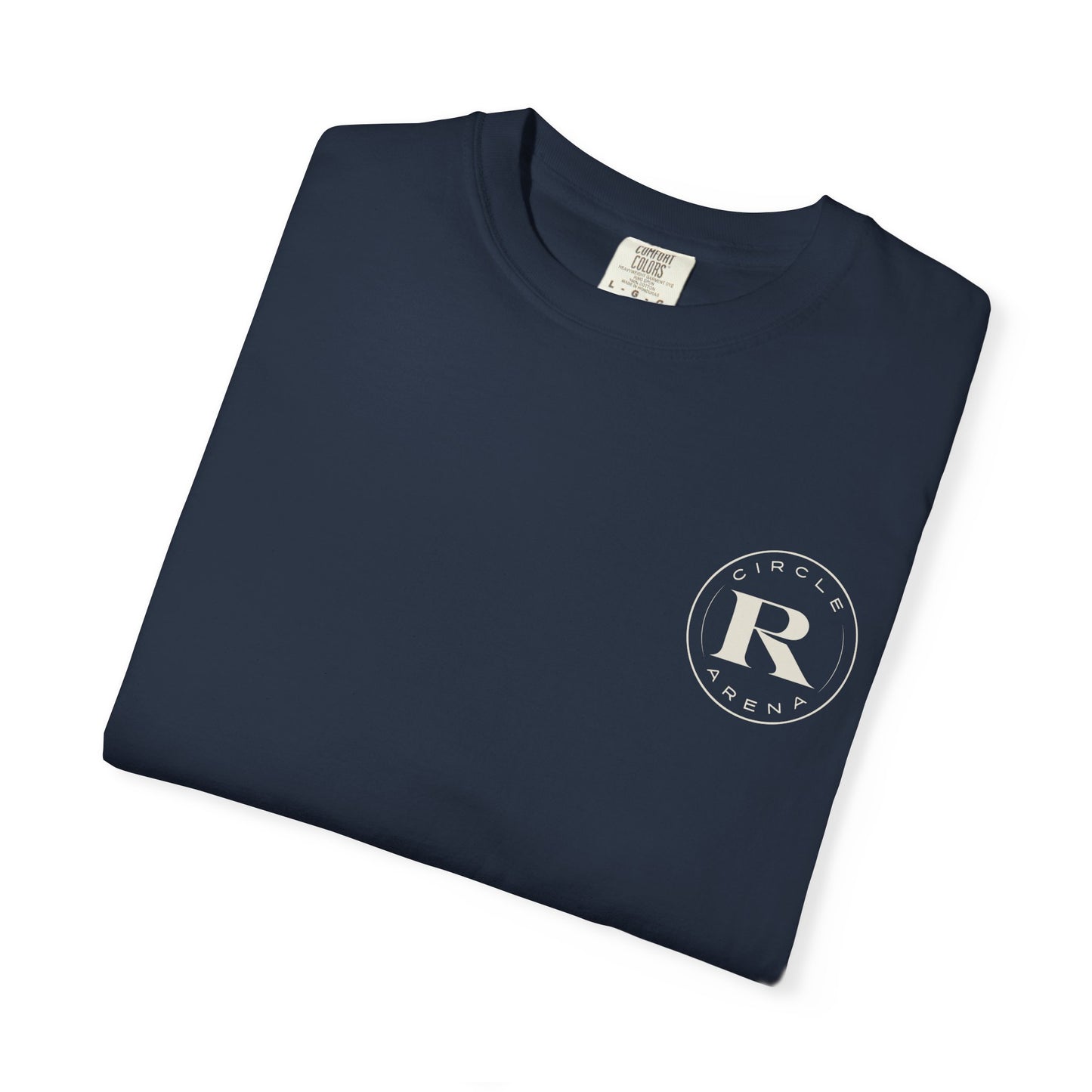 Circle R Arena “I Don’t Know How to TikTok But I Can Saddle a Horse” Graphic Tee – Western Rider T-Shirt with Logo Pocket Design