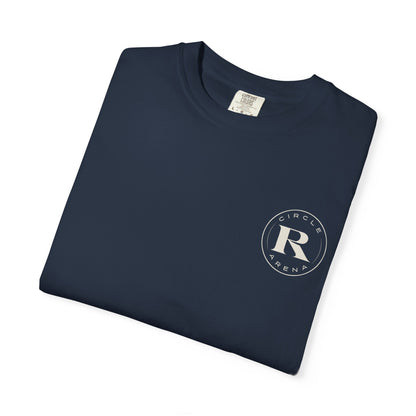 Circle R Arena “I Don’t Know How to TikTok But I Can Saddle a Horse” Graphic Tee – Western Rider T-Shirt with Logo Pocket Design
