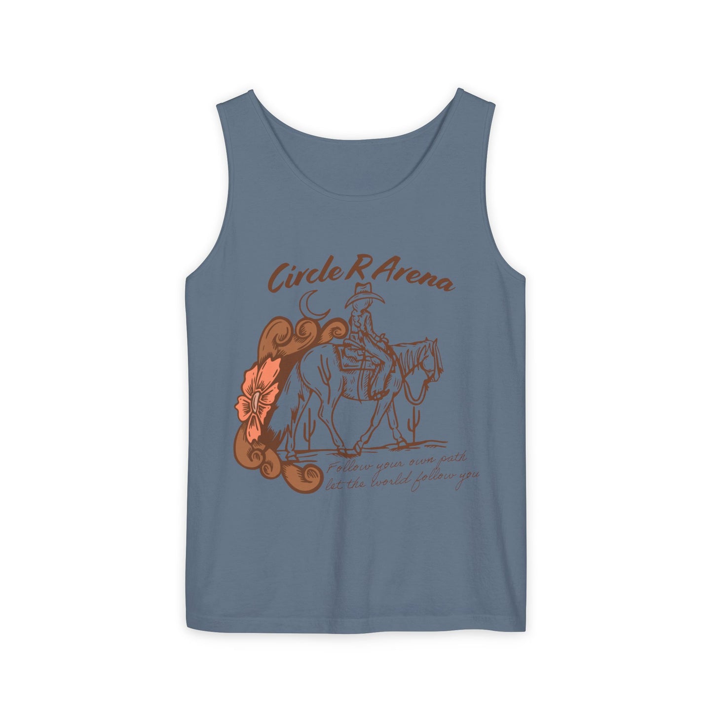 Cowgirl Circle R Arena Unisex Tank Top