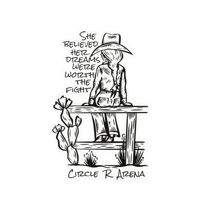 Worth The Fight Vinyl Decal