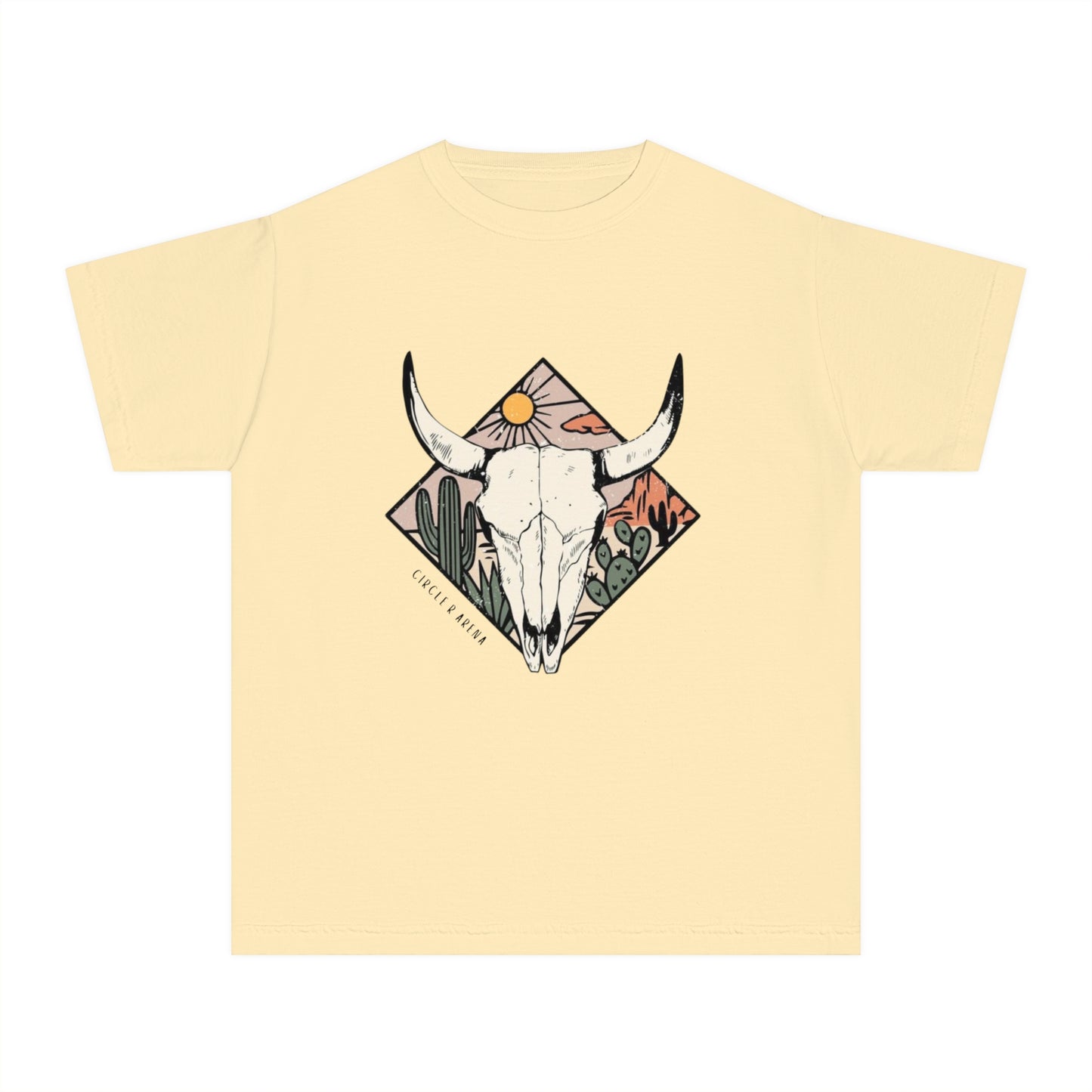 Desert Sunset CRA Logo Unisex Kids Tee