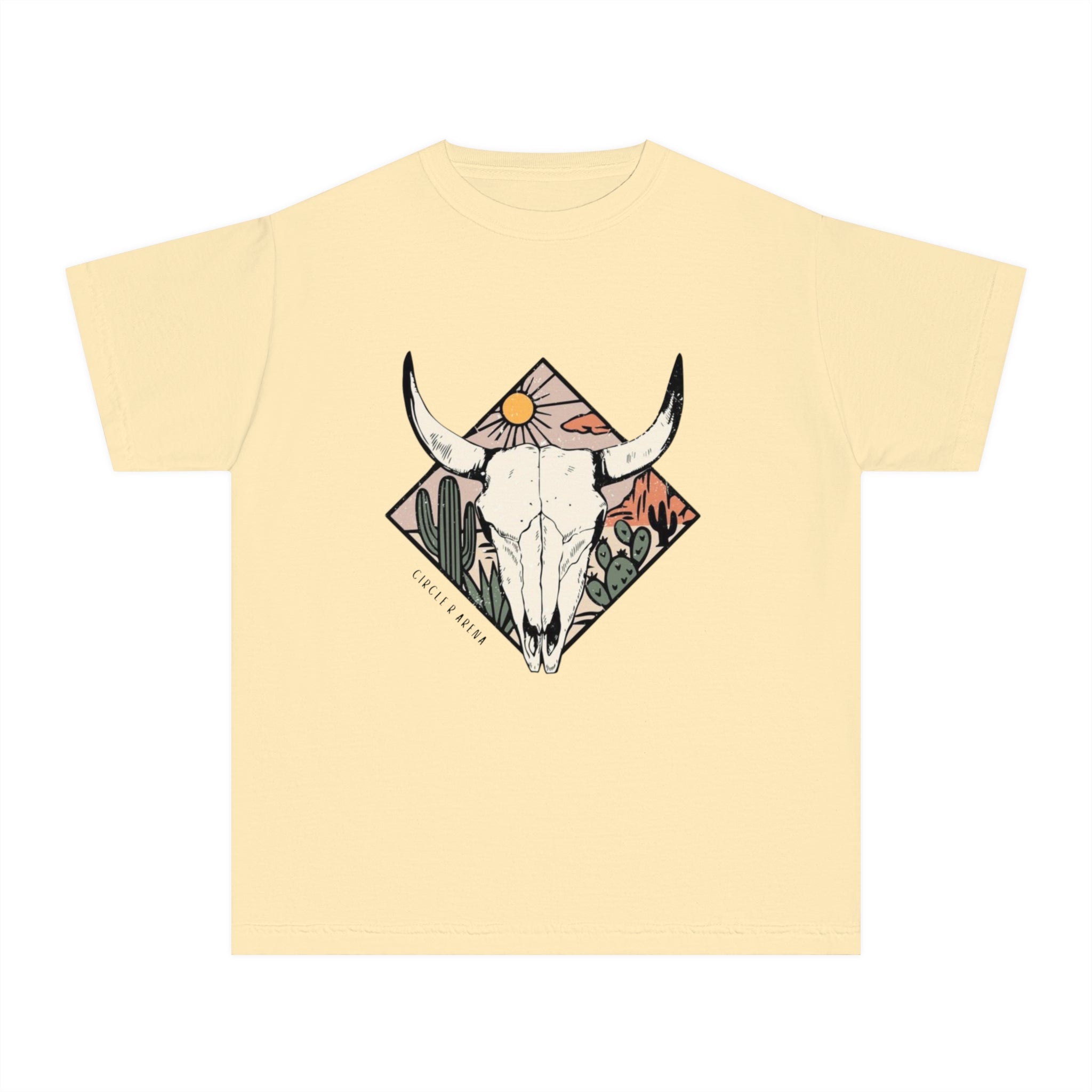 Desert Sunset CRA Logo Unisex Kids Tee