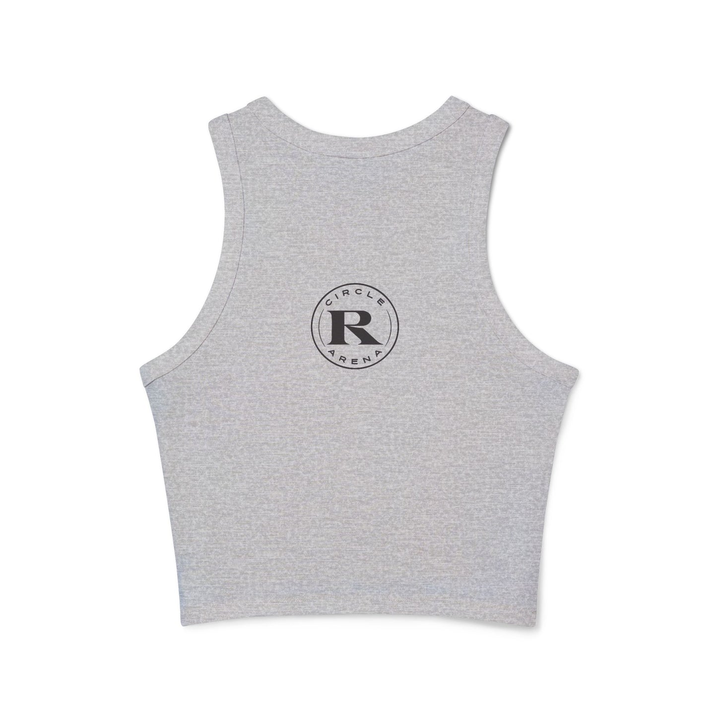 The World Needs More Cowgirls Ribbed Racerback Crop Tank