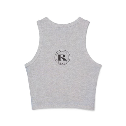 The World Needs More Cowgirls Ribbed Racerback Crop Tank