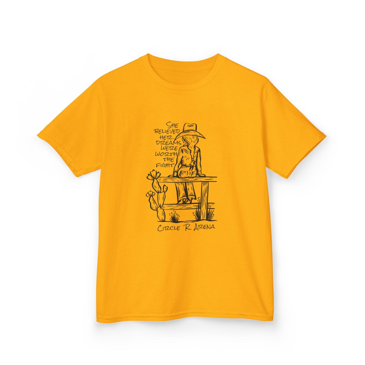 Worth The Fight - Circle R Arena Kids Tee