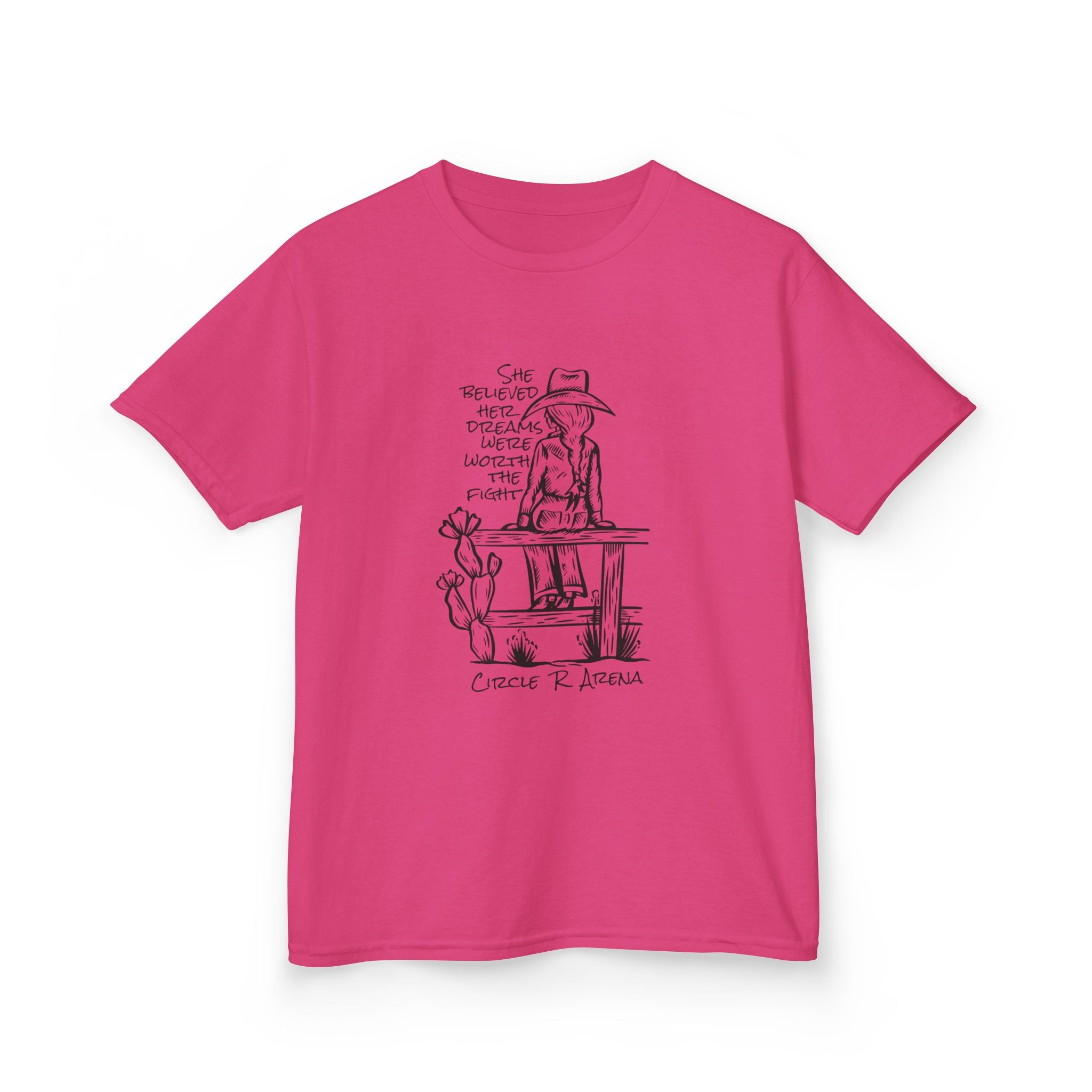 Worth The Fight - Circle R Arena Kids Tee