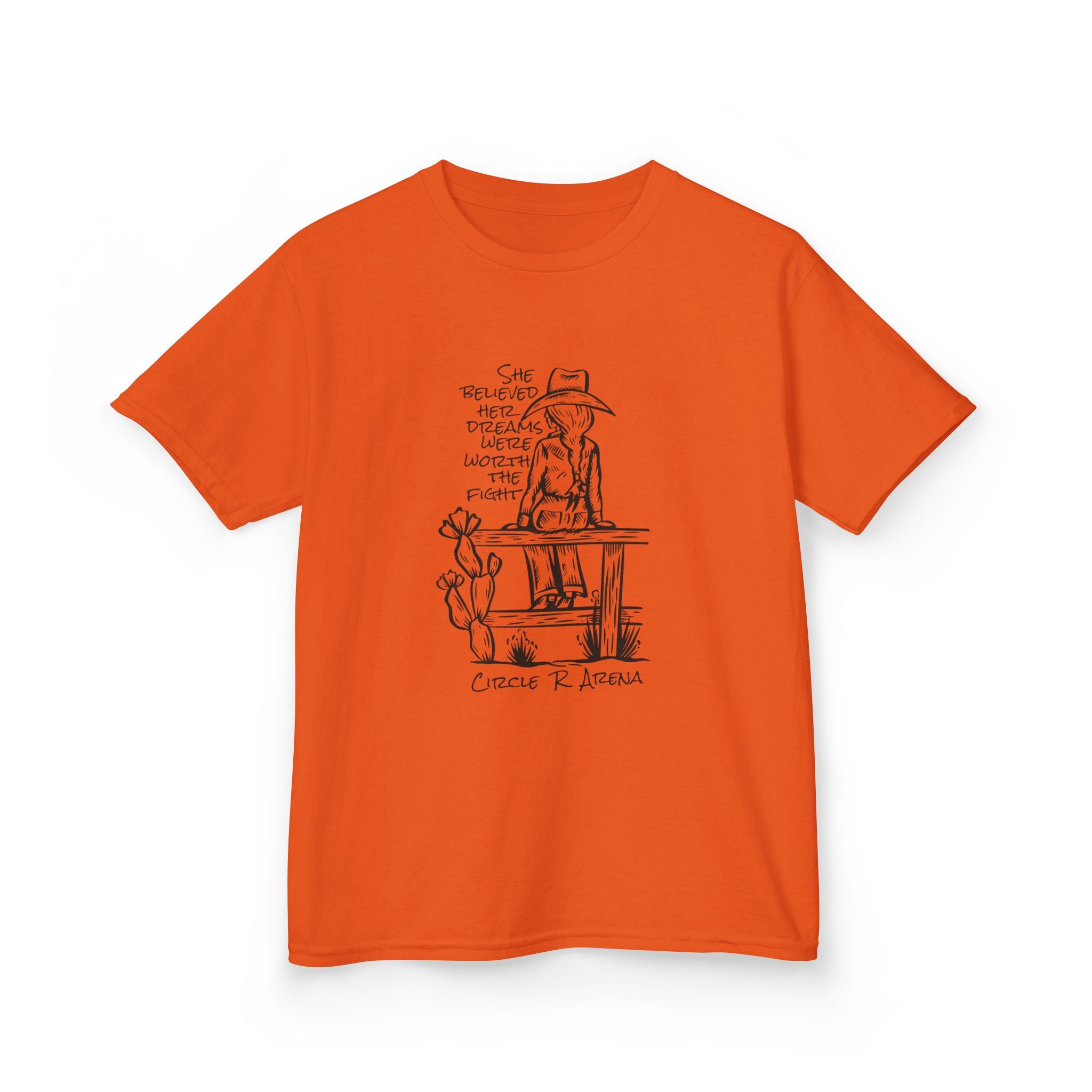 Worth The Fight - Circle R Arena Kids Tee