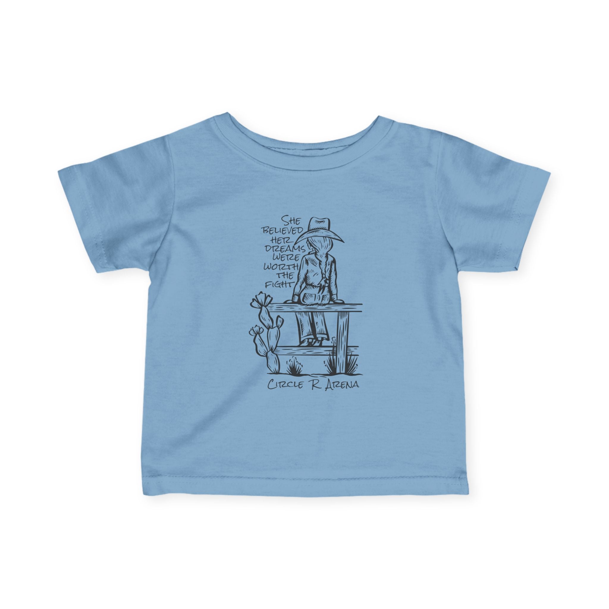 Worth The Fight - Circle R Arena Infant Tee