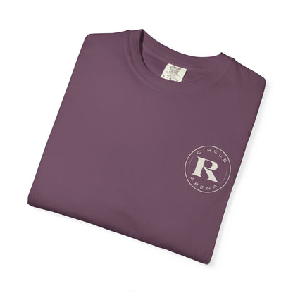 Circle R Arena “I Don’t Know How to TikTok But I Can Saddle a Horse” Graphic Tee – Western Rider T-Shirt with Logo Pocket Design