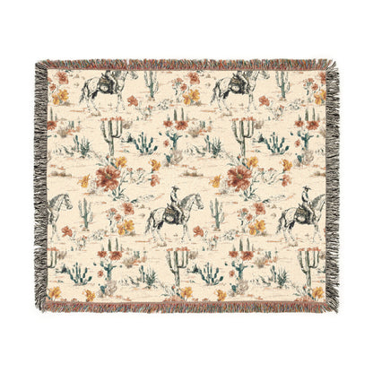 Rustic Western Woven Blanket