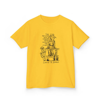 Worth The Fight - Circle R Arena Kids Tee