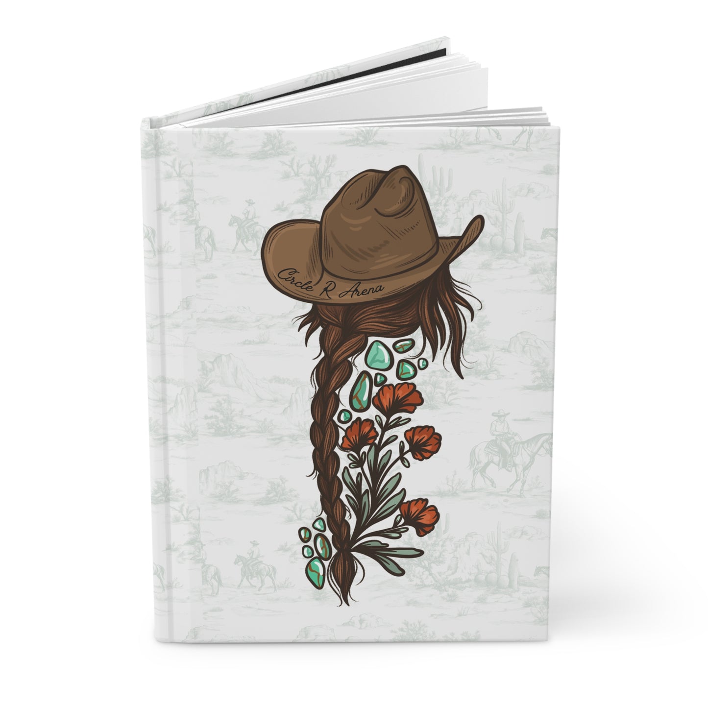 Vintage Cowgirl Hard Cover Journal