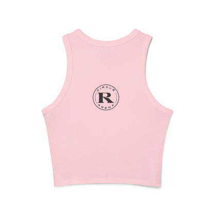 The World Needs More Cowgirls Ribbed Racerback Crop Tank