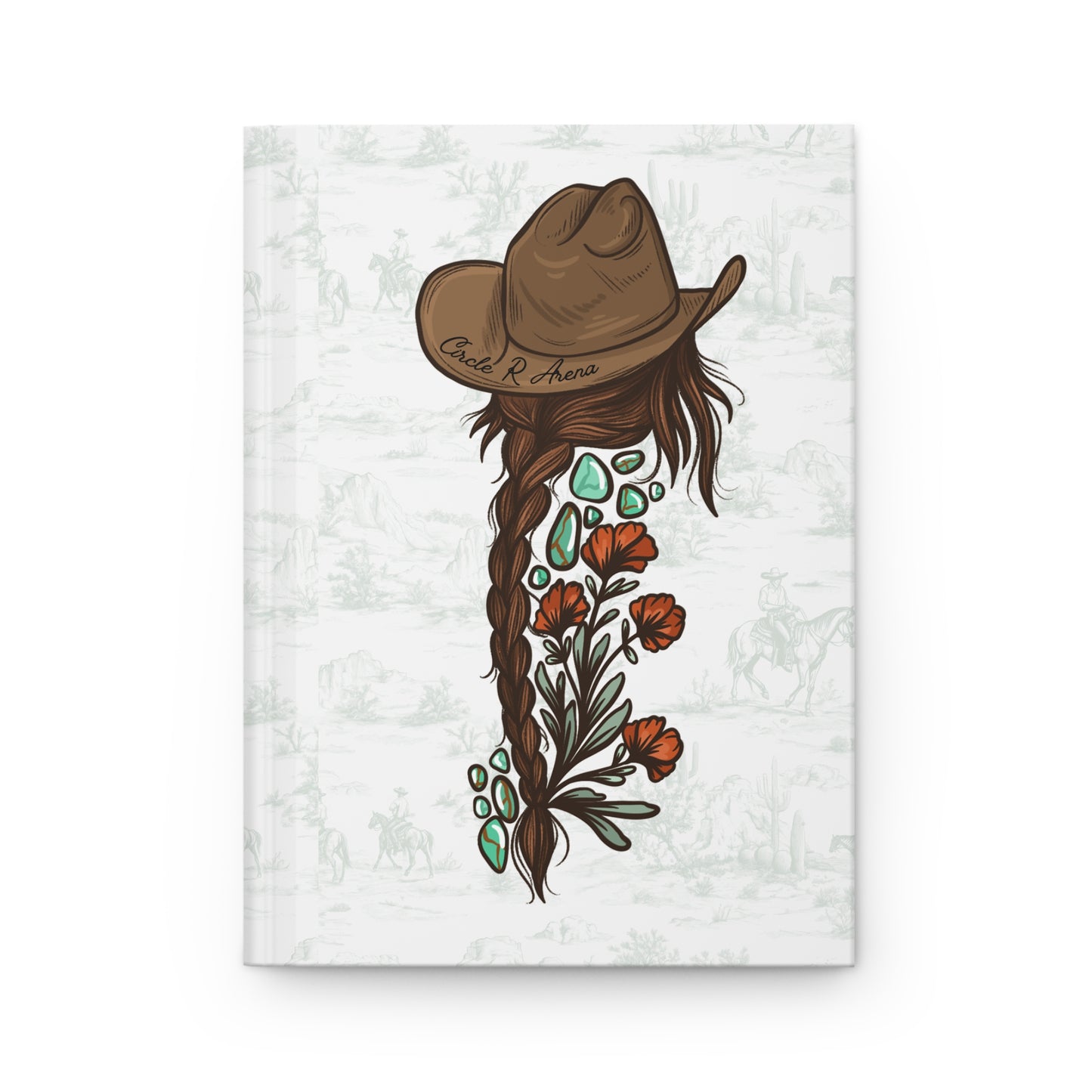 Vintage Cowgirl Hard Cover Journal