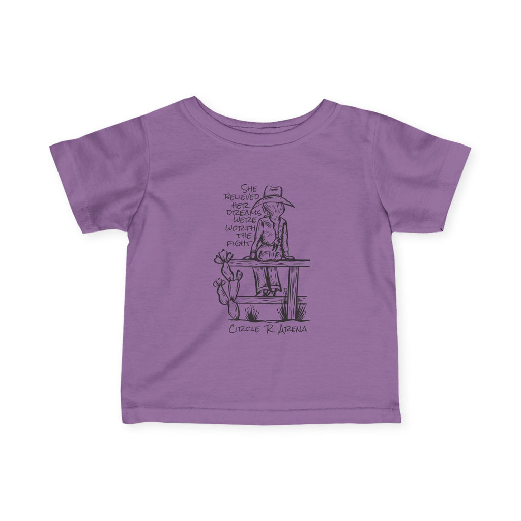 Worth The Fight - Circle R Arena Infant Tee