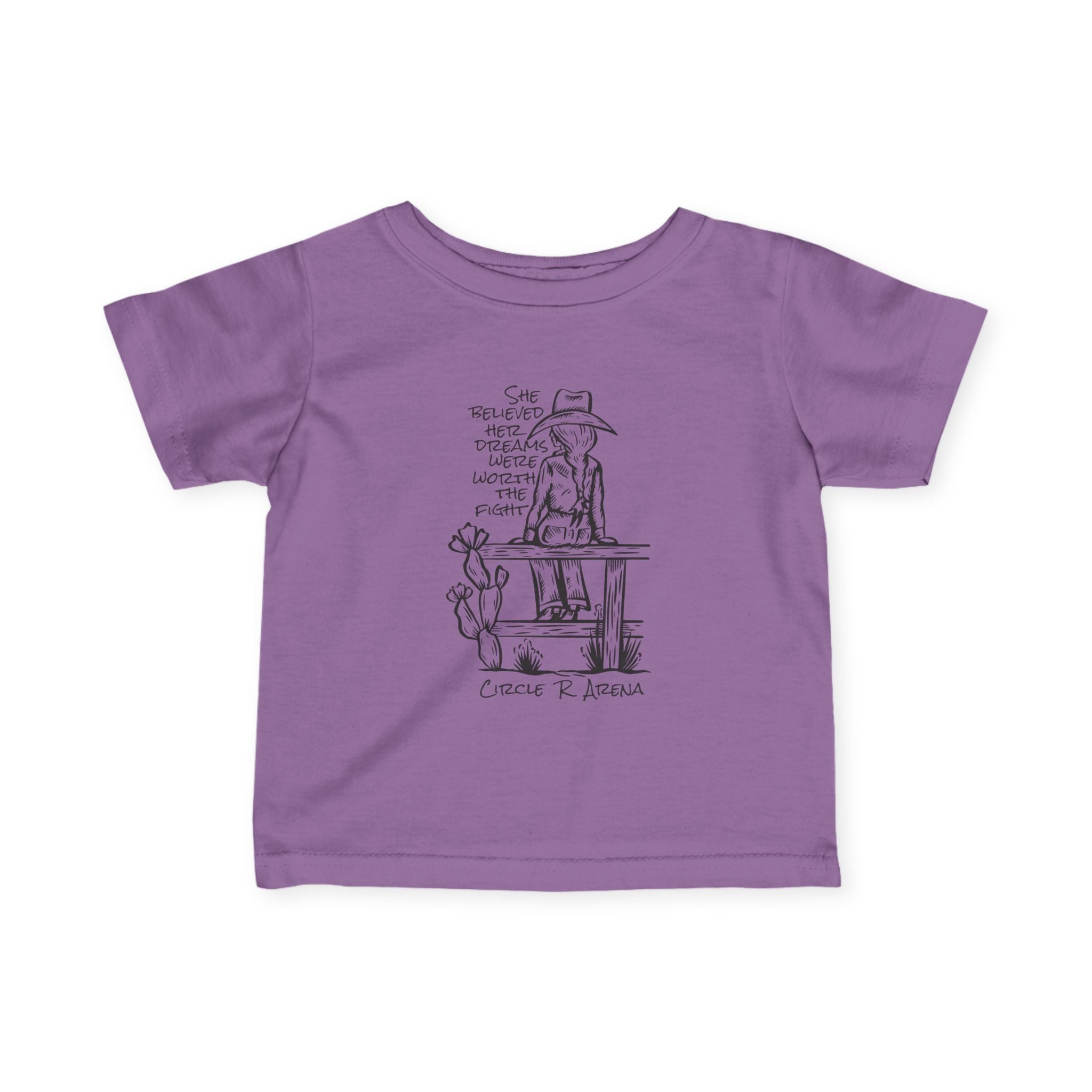 Worth The Fight - Circle R Arena Infant Tee