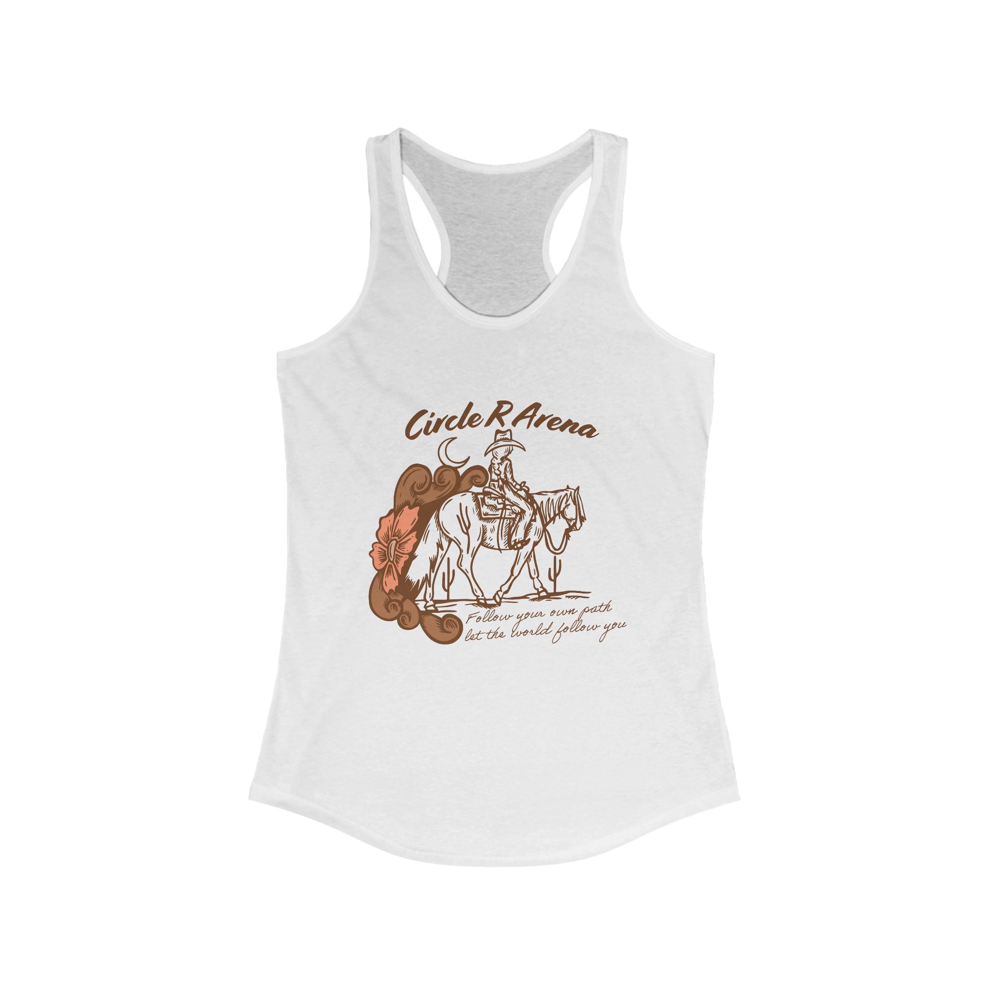 Cowgirl Circle R Arena Women's Racerback Tank