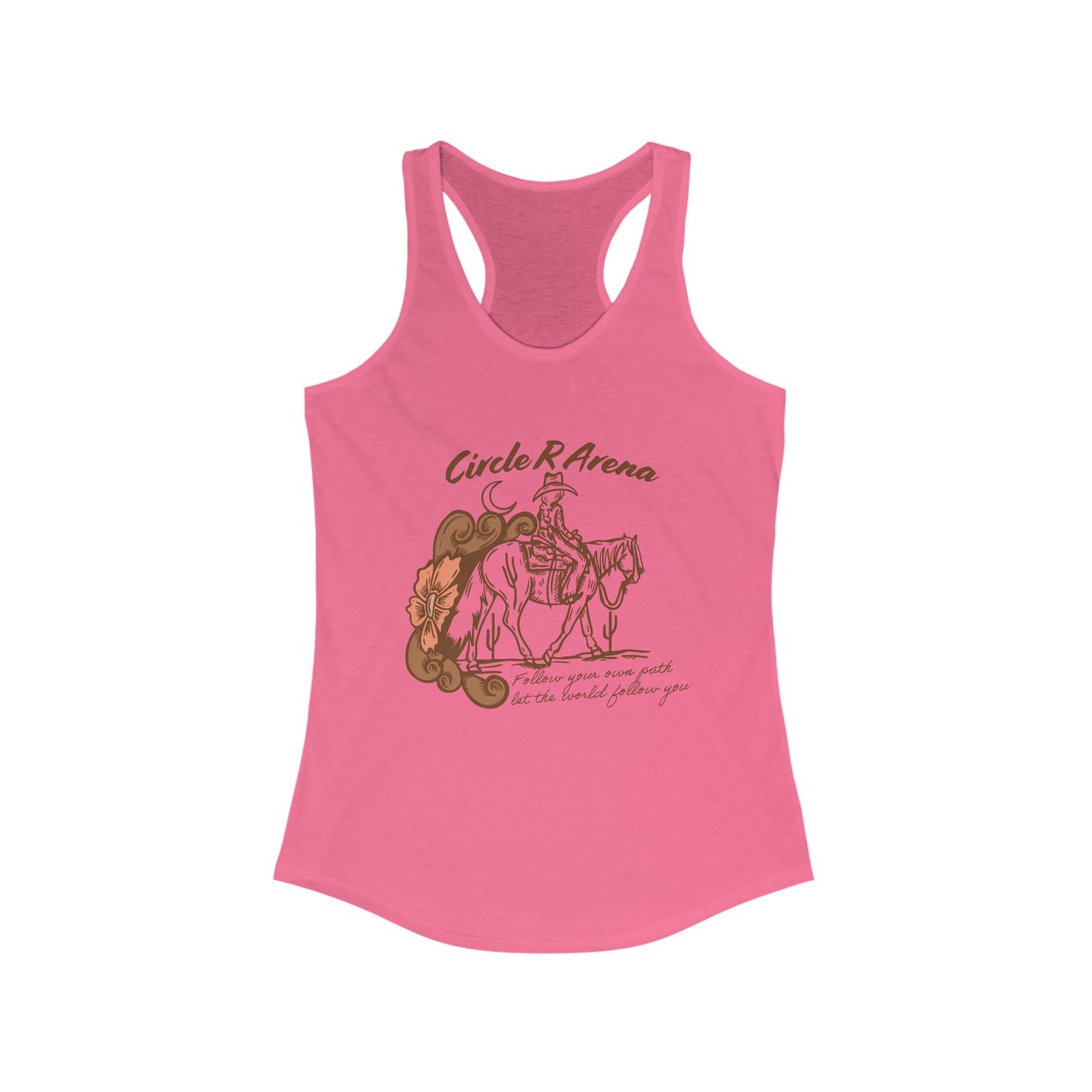 Cowgirl Circle R Arena Women's Racerback Tank