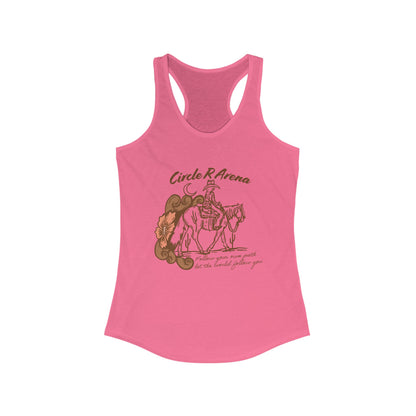 Cowgirl Circle R Arena Women's Racerback Tank