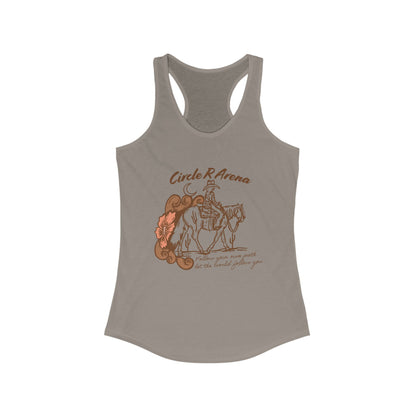 Cowgirl Circle R Arena Women's Racerback Tank