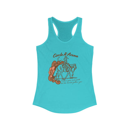Cowgirl Circle R Arena Women's Racerback Tank